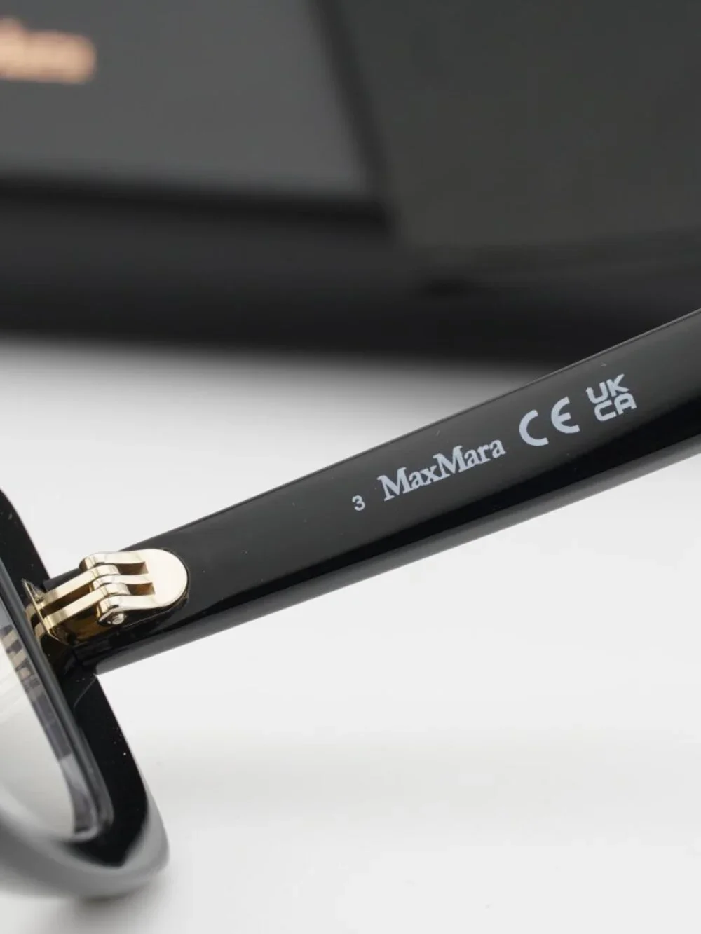 Max Mara MM5131-B 001 Geometric Eyeglasses 53mm - Black